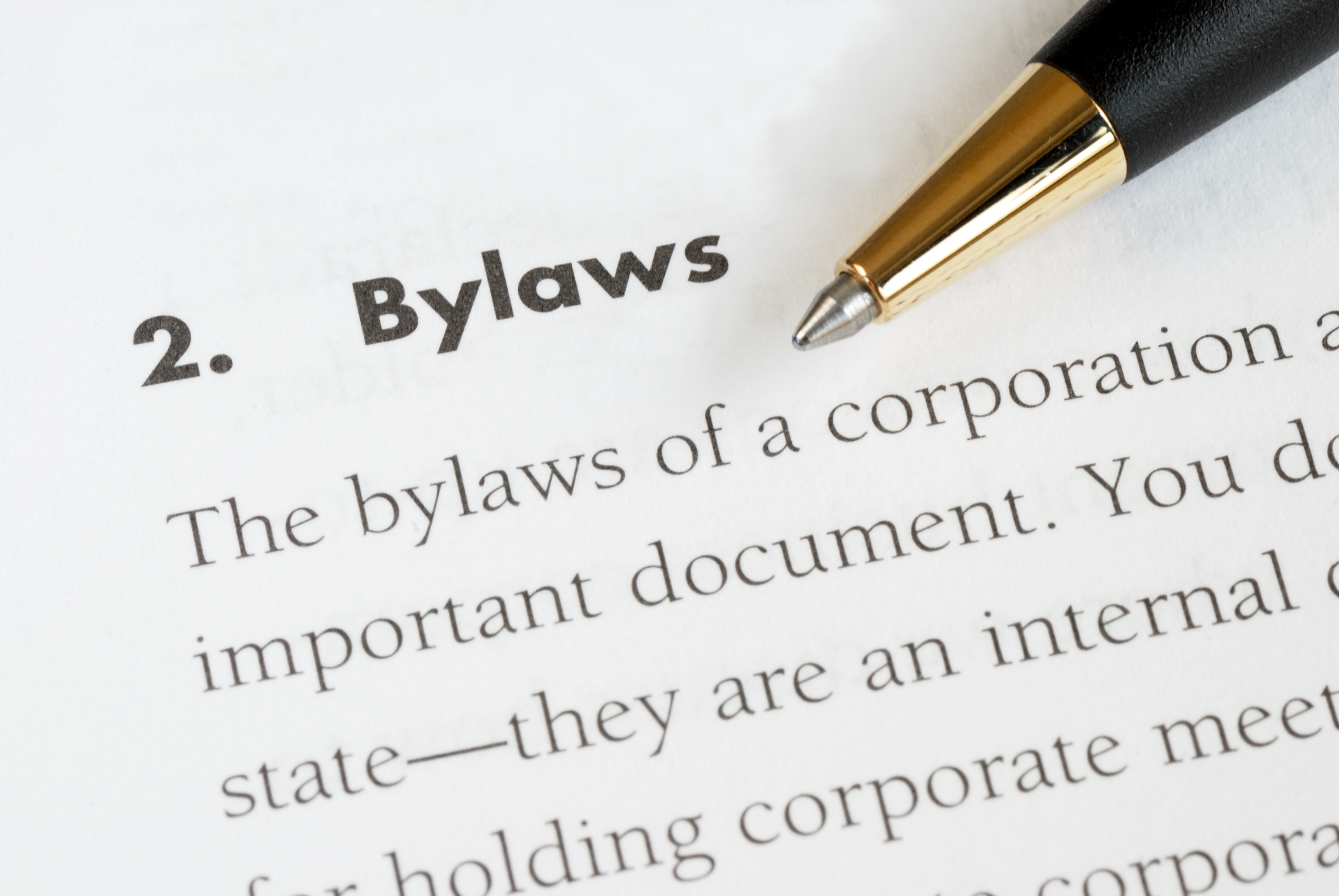Corporate Bylaws Ventola Law